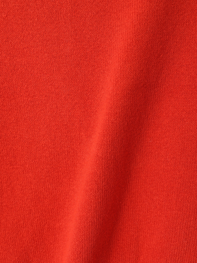 リサイクルコットン ボートネック ニットトップ 詳細画像 red 3