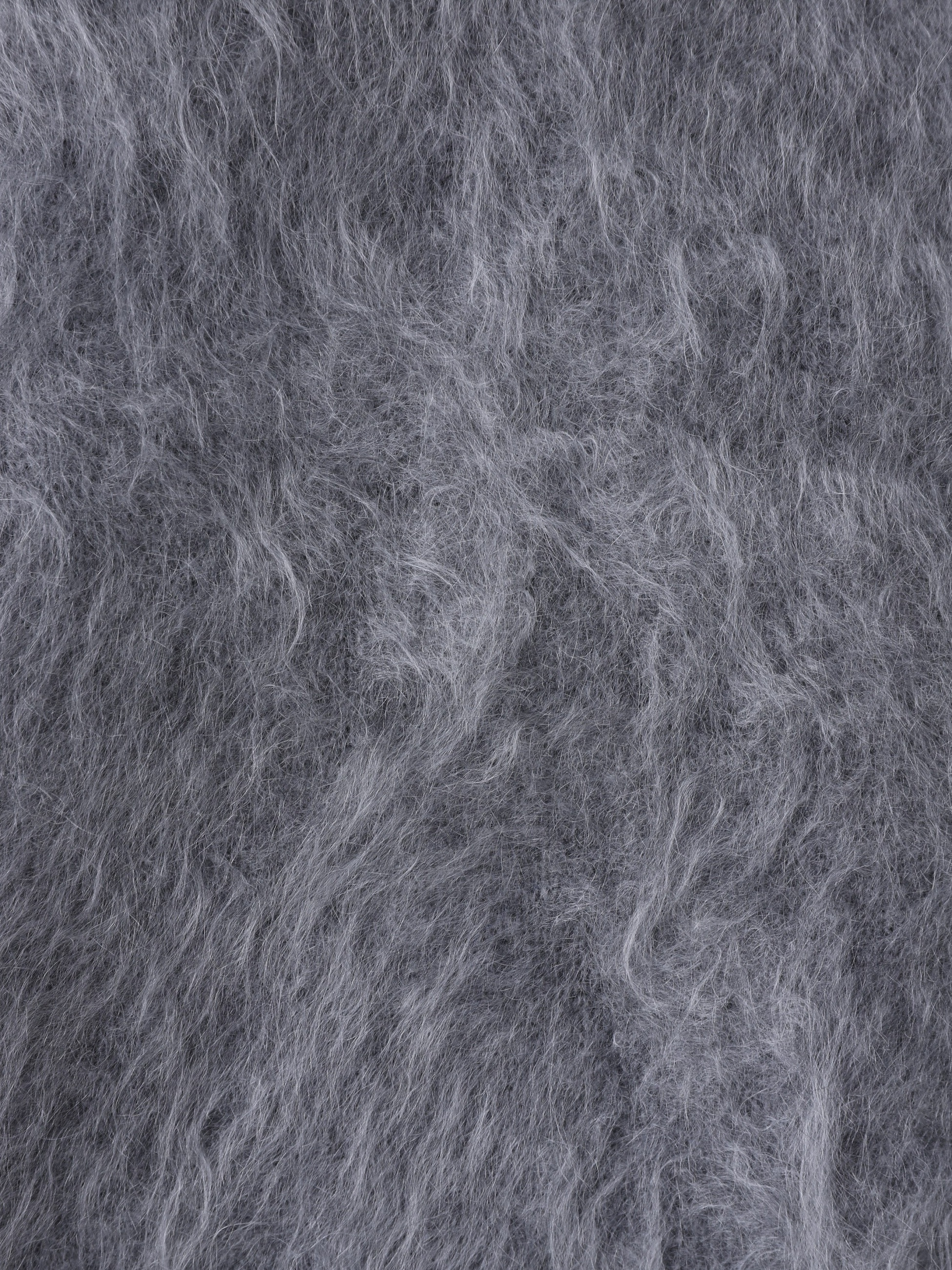 カシミアファー ニットトップ（トップグレー）｜ebure(エブール)｜Ron