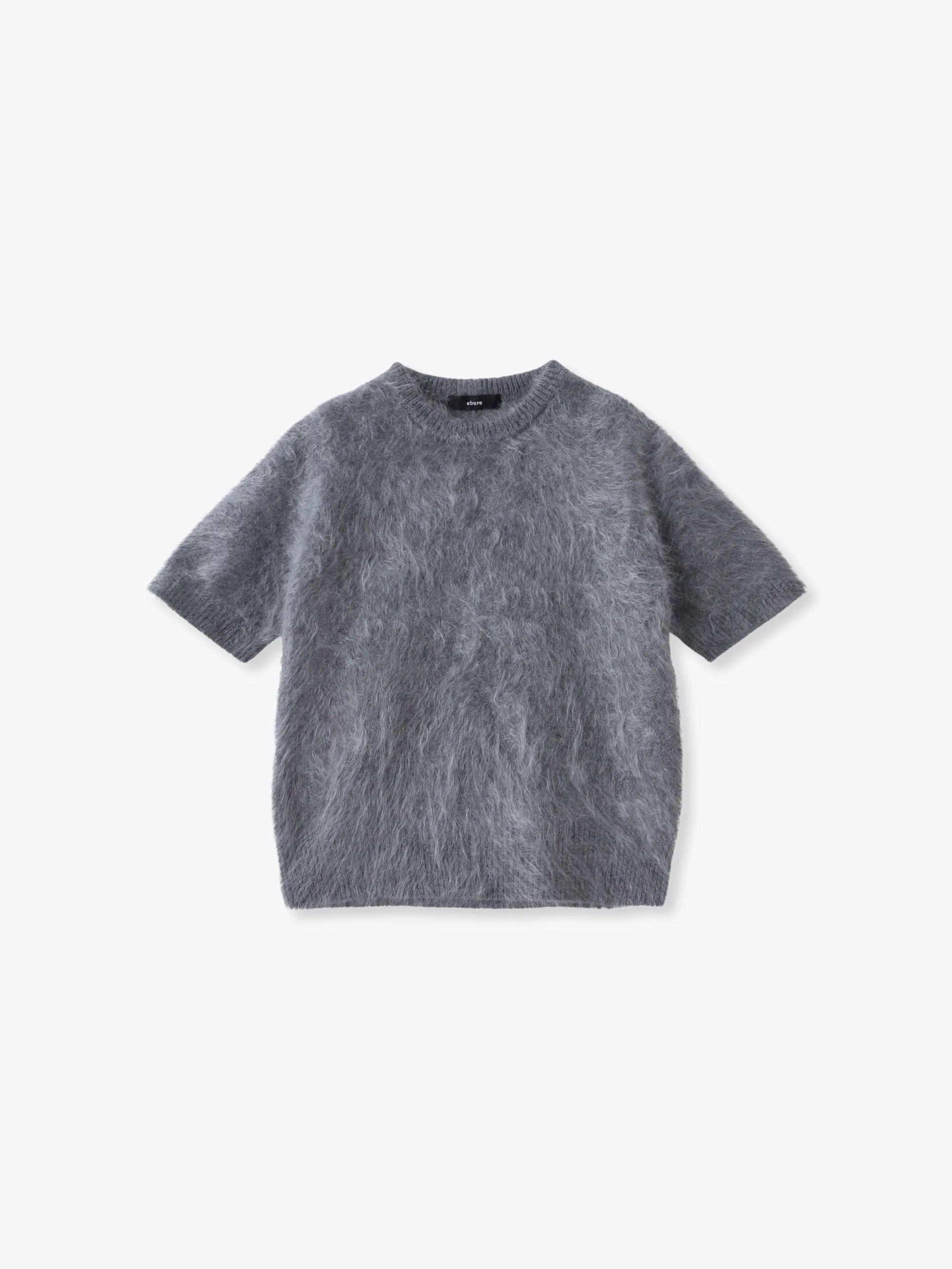 カシミアファー ニットトップ（トップグレー）｜ebure(エブール)｜Ron