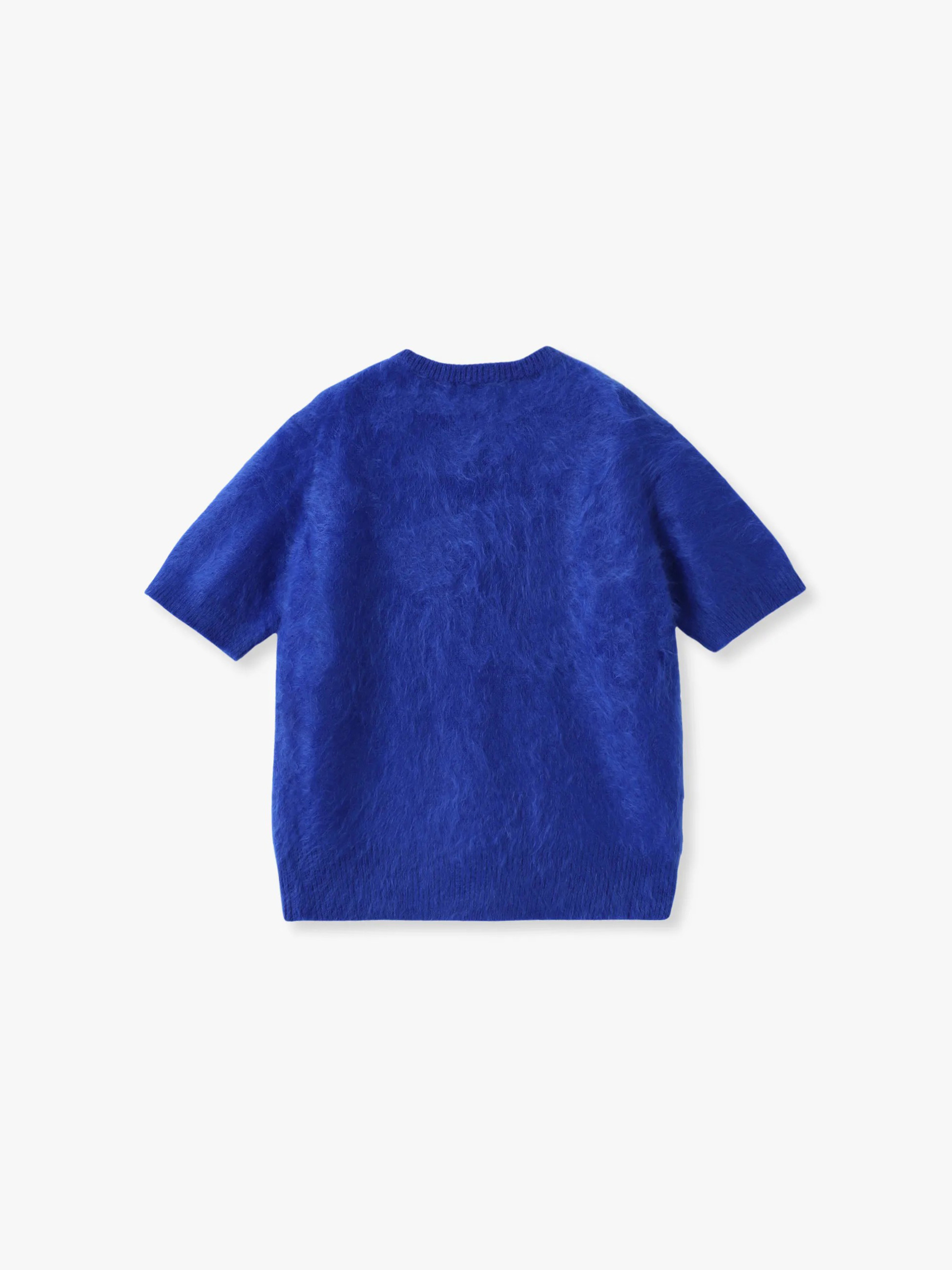 カシミアファー ニットトップ（ブルー）｜ebure(エブール)｜Ron Herman