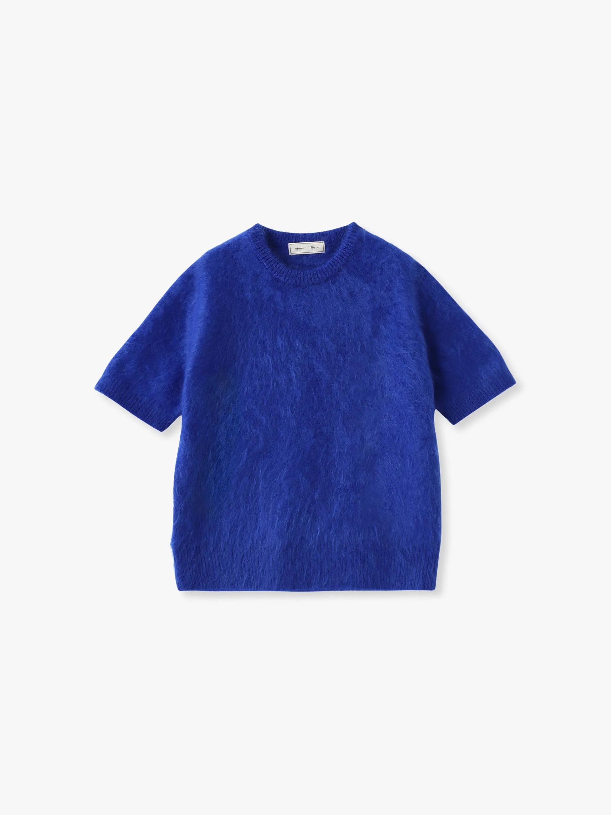 カシミアファー ニットトップ（ブルー）｜ebure(エブール)｜Ron Herman