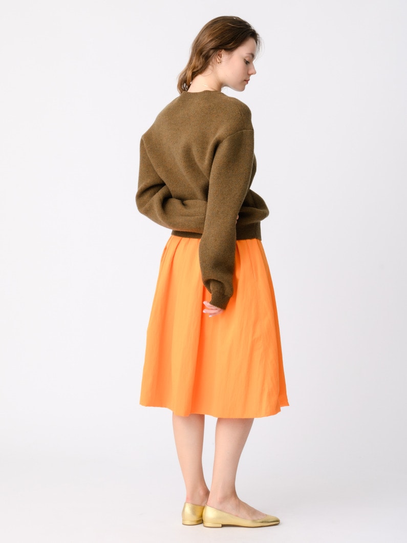 イタリアンヤーン アイリッシュカシミア ニットプルオーバー（ネイビー/ブラウン） 詳細画像 brown 3