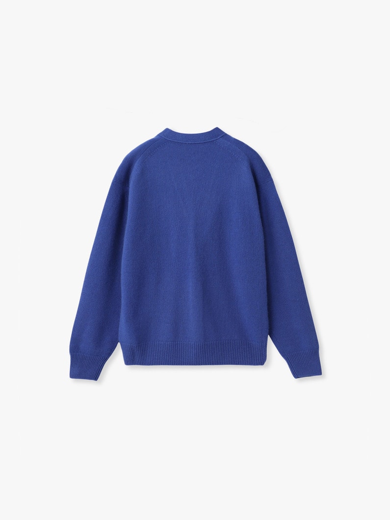 ベビーカシミア ニット カーディガン 詳細画像 blue 1