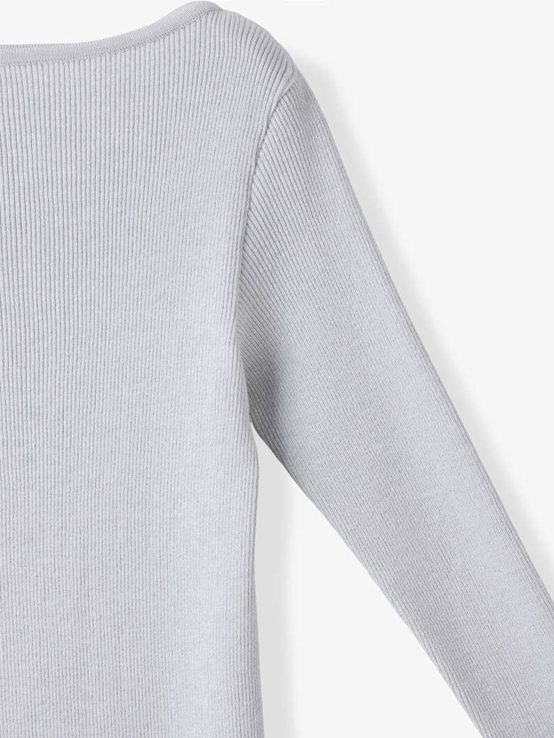 ギザボートネック プルオーバー（シルバー） 詳細画像 silver 2