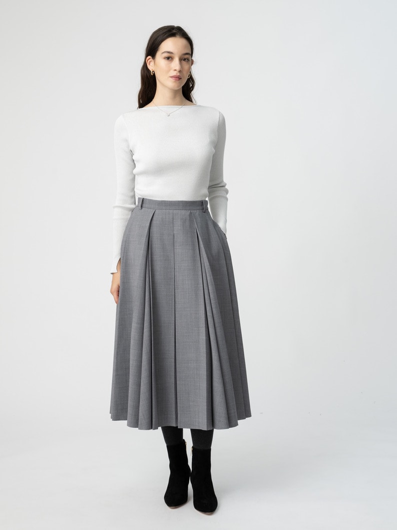 ギザボートネック プルオーバー（シルバー） 詳細画像 silver 2