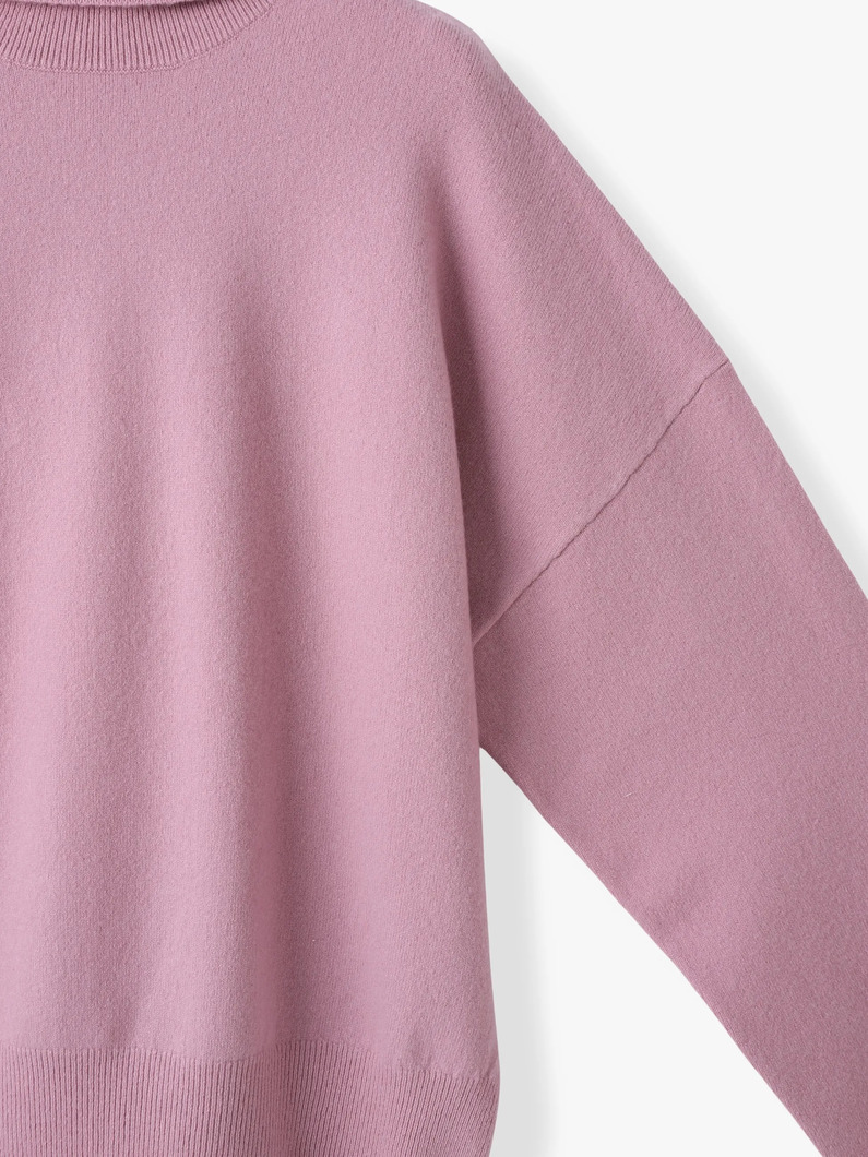 ライトピンク タートルネックニット 🌕9月新作🎑9150◇pink ピンク タートルネック ニット セーター