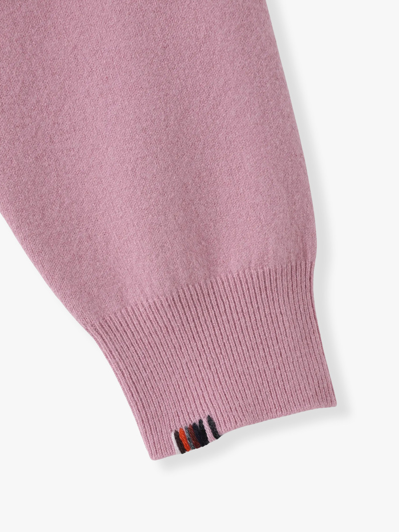 ジル タートルネック ニットトップ（ネイビー/ライトピンク） 詳細画像 light pink 3