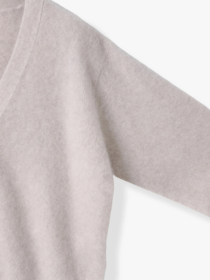 フォックスヤク ニット カーディガン 詳細画像 white 2