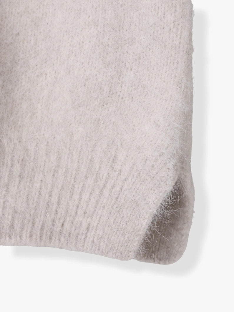 フォックスヤク ニット カーディガン 詳細画像 white 3