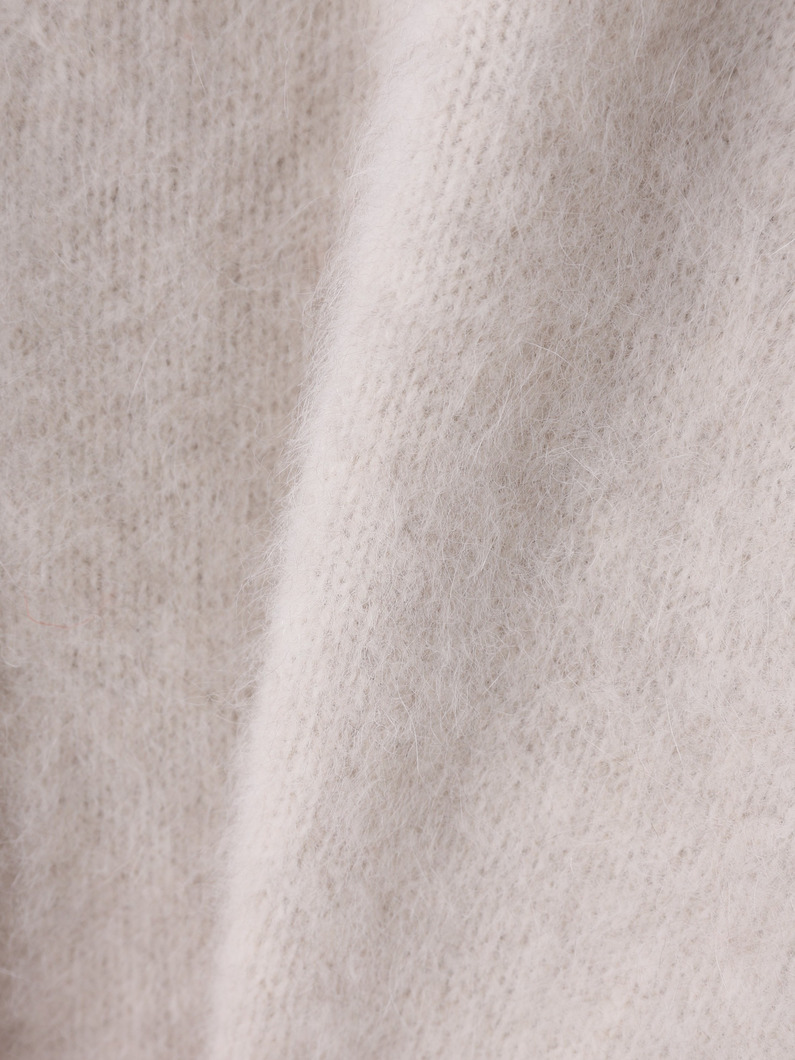 フォックスヤク ニット カーディガン 詳細画像 white 4