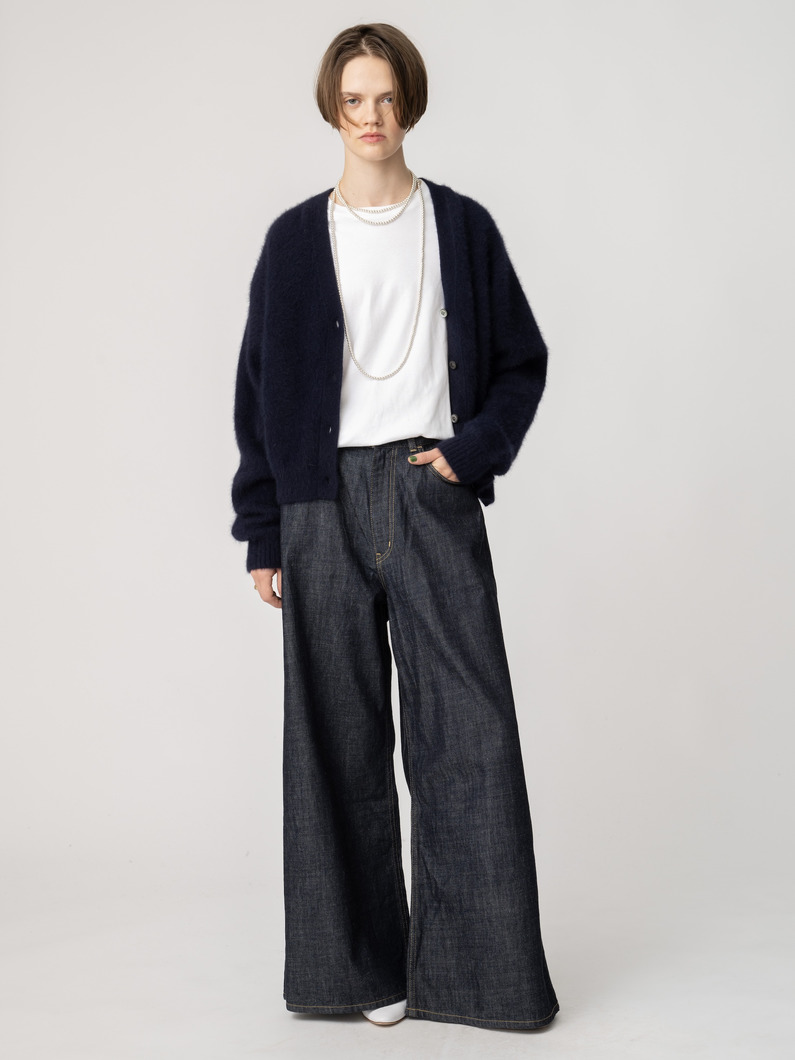 フォックスヤク ニット カーディガン 詳細画像 navy 2