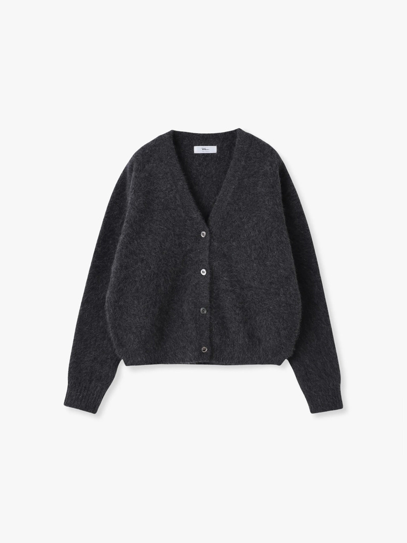 フォックスヤク ニット カーディガン 詳細画像 dark gray 5