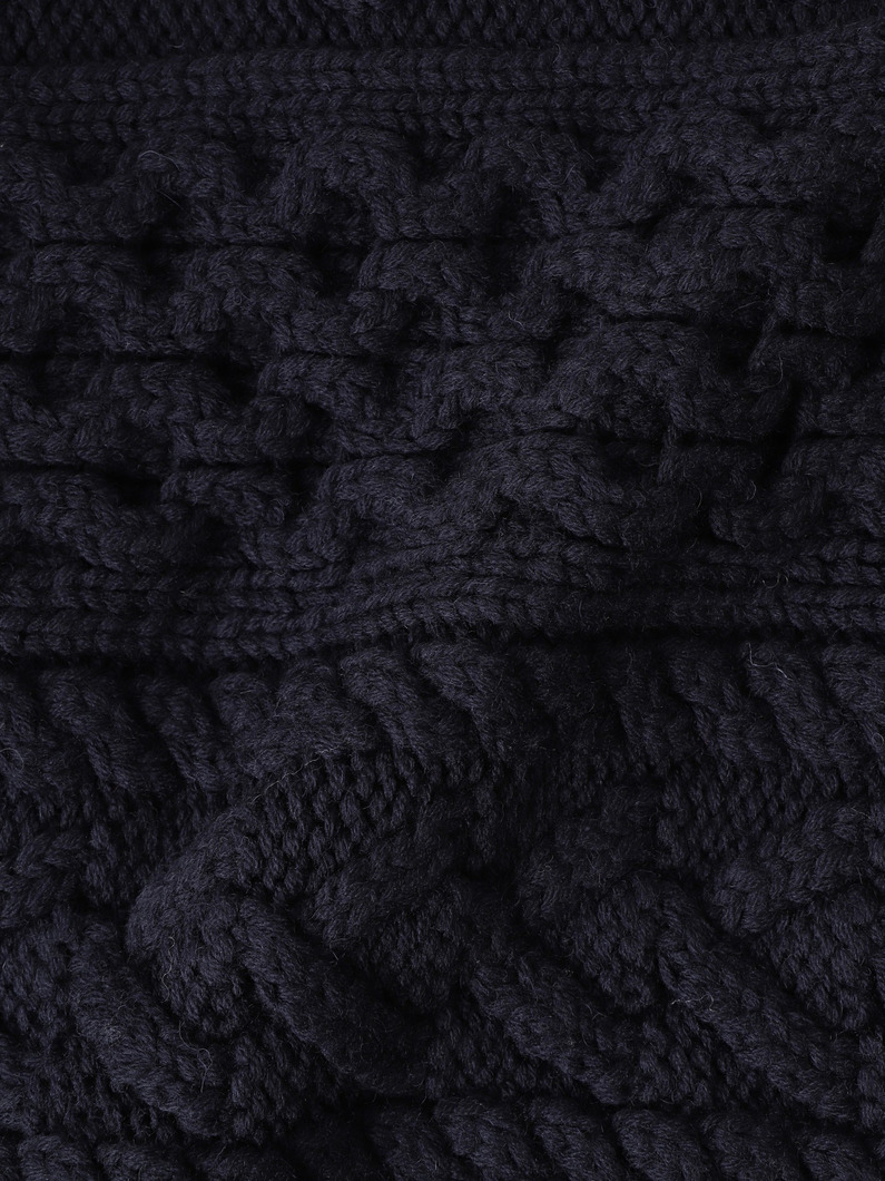 ミックスケーブル ニットカーディガン 詳細画像 navy 3