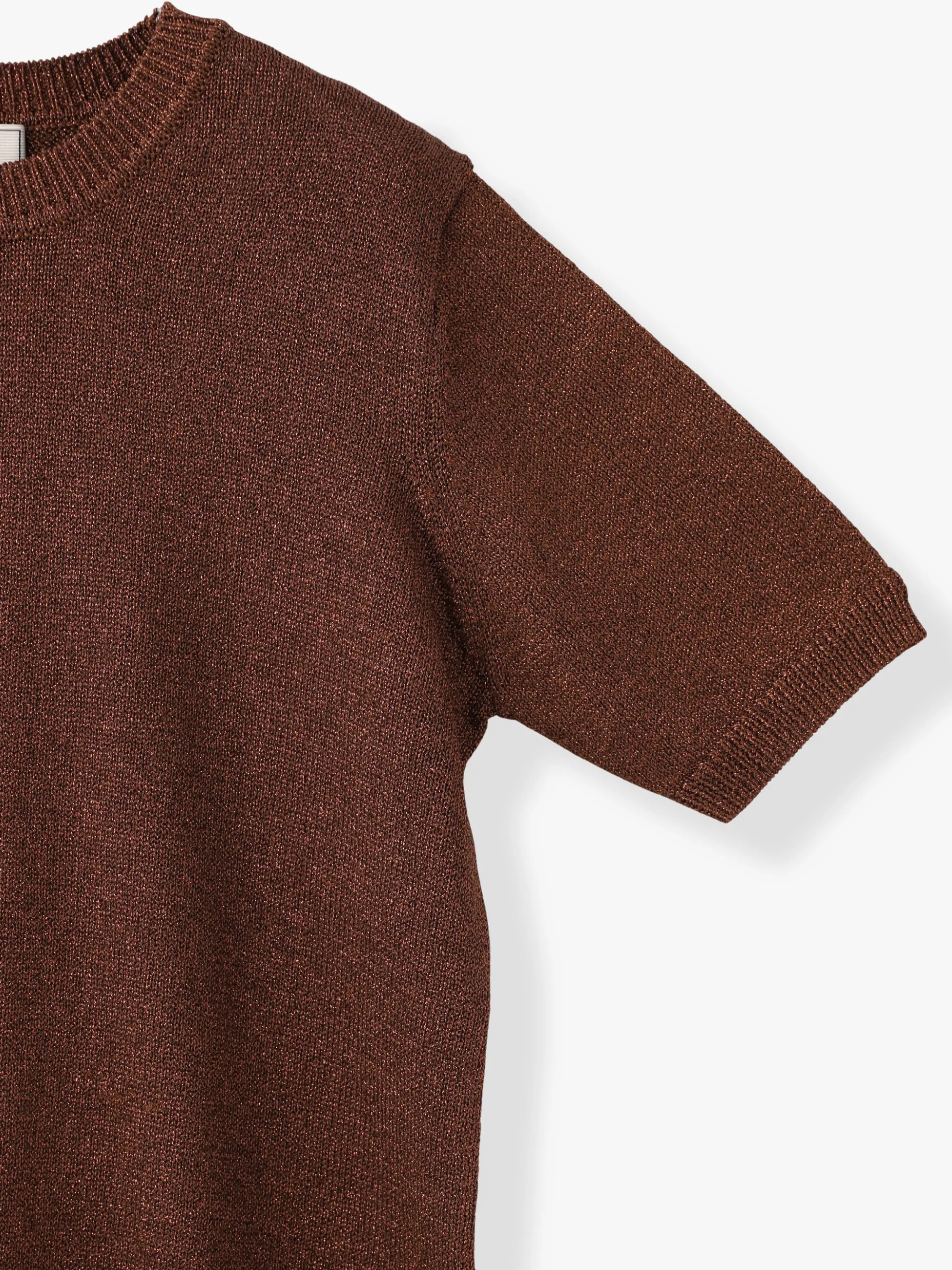 【新品✨2025⭐️完売品】エブール ブライトリリヤーン ニットトップスベージュ ebure/エブール｜「エブール」の完売ニットが再登場！｜エル