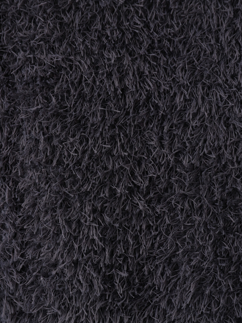 ファーモール ニットカーディガン（チャコールグレー/ベージュ） 詳細画像 charcoal gray 3