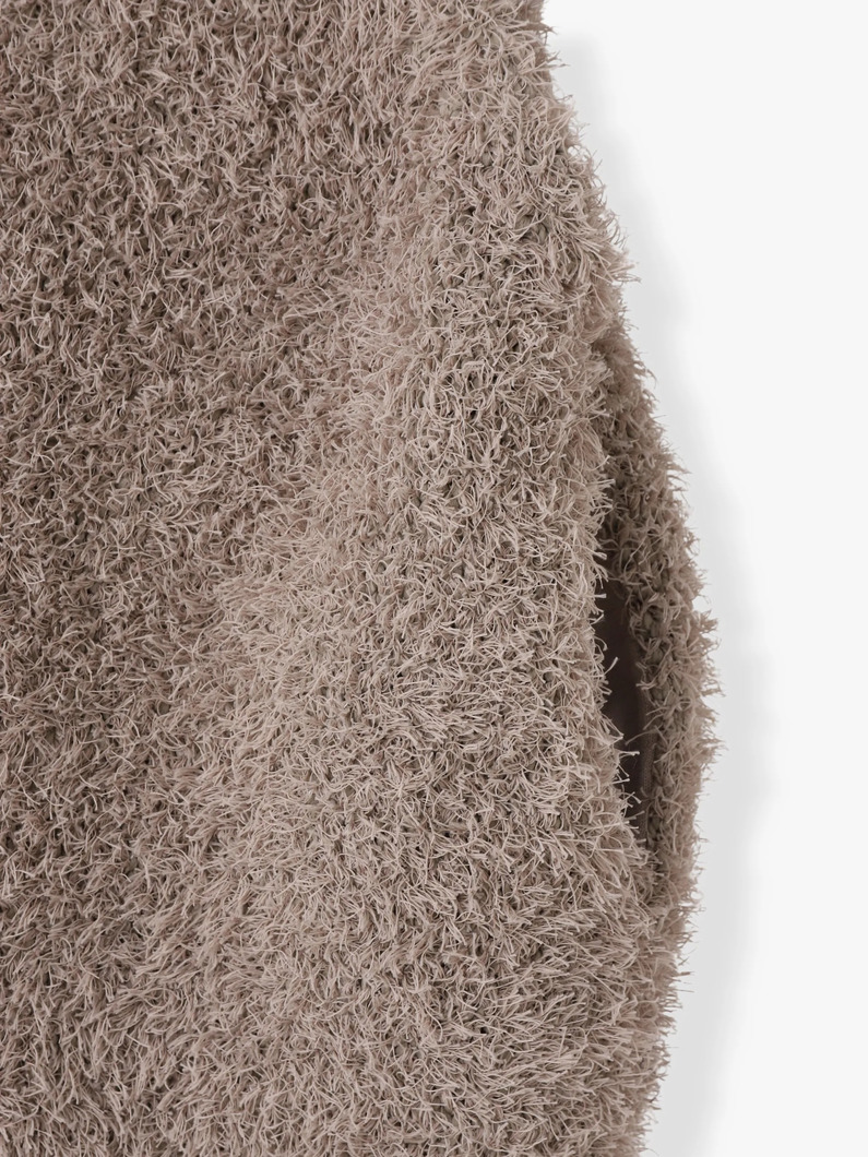 ファーモール ベスト（チャコールグレー/ベージュ） 詳細画像 beige 3