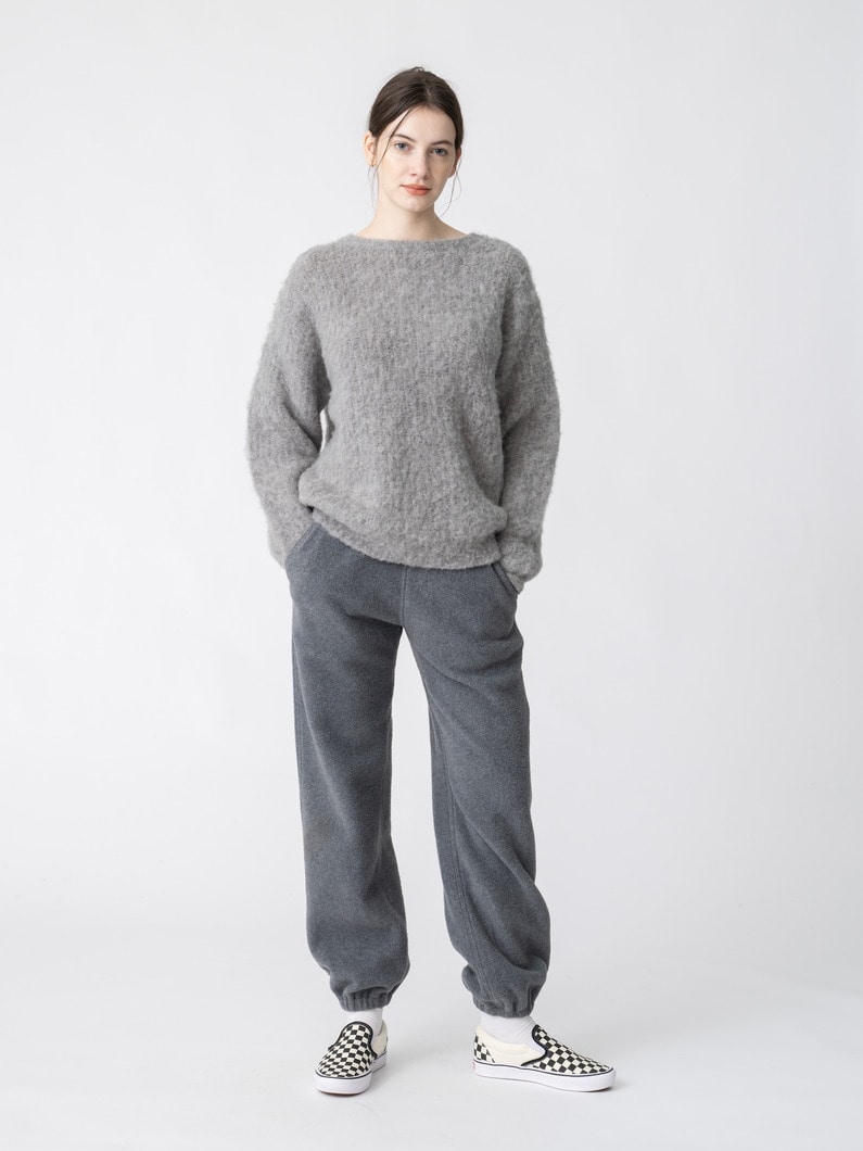 アルパカウール ニット プルオーバー 詳細画像 gray 3