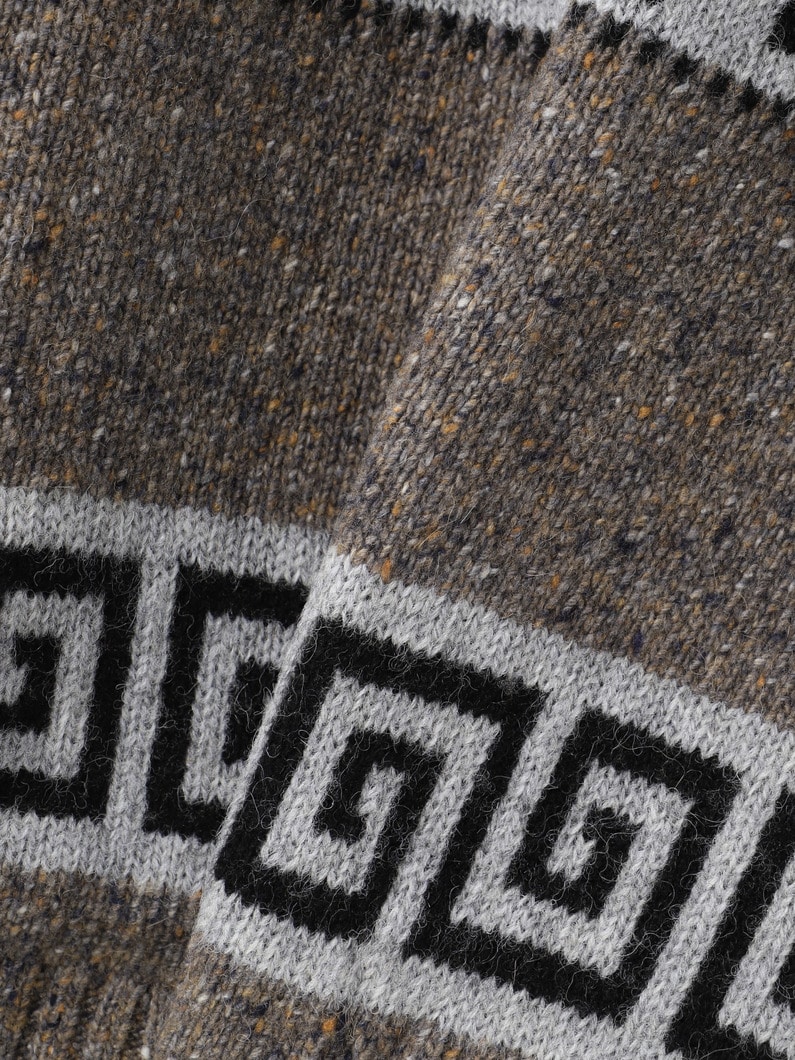 ジャガード ニット カーディガン 詳細画像 blue 3