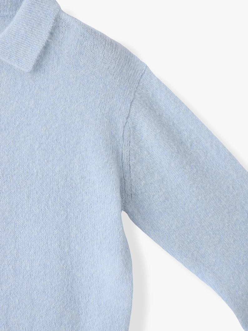 モヘア ポロ ニットトップ 詳細画像 red 2