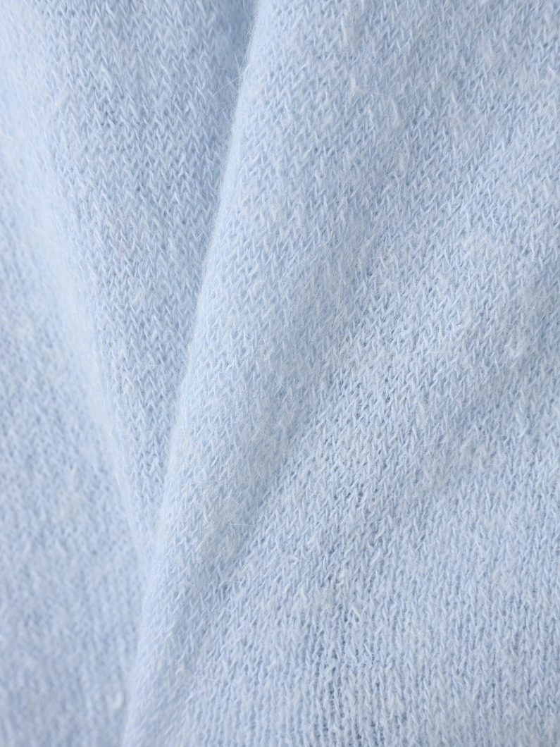 モヘア ポロ ニットトップ 詳細画像 red 3