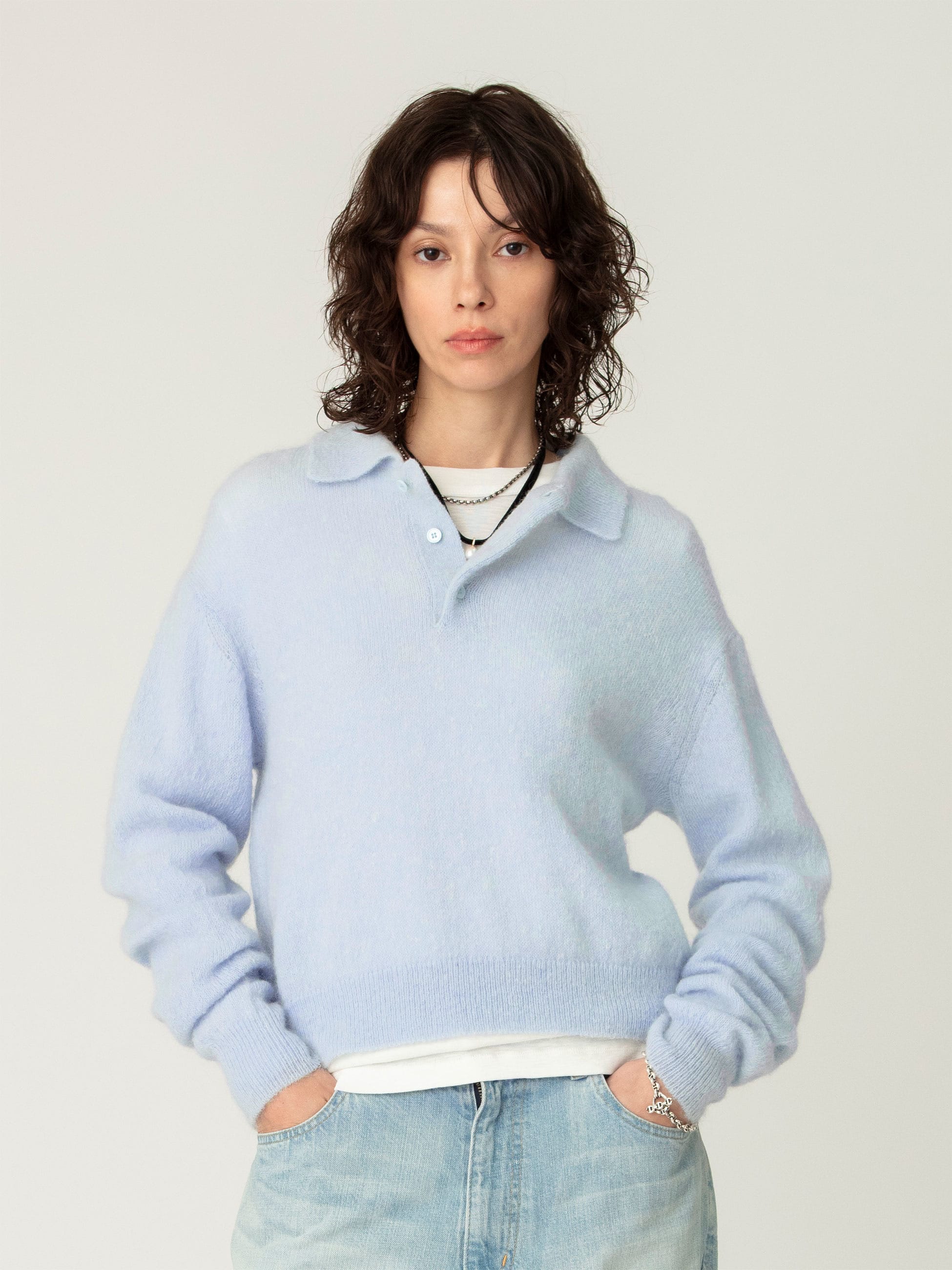 モヘア ポロ ニットトップ｜Ron Herman(ロンハーマン)｜Ron Herman