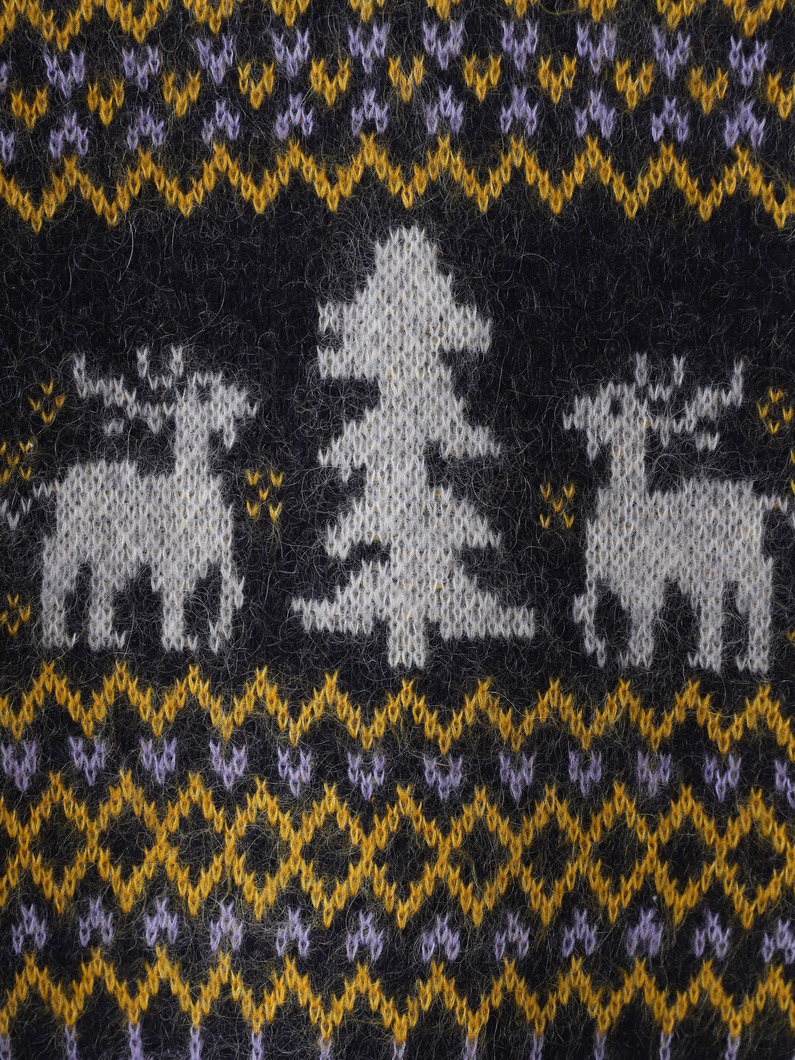 ウィンター ジャガードニット プルオーバー 詳細画像 navy 3