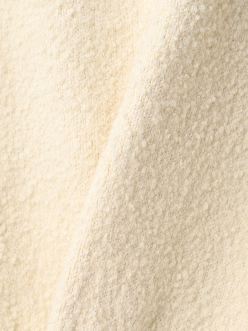 ウォーム コットン Vネック ニット プルオーバー 詳細画像 navy 3