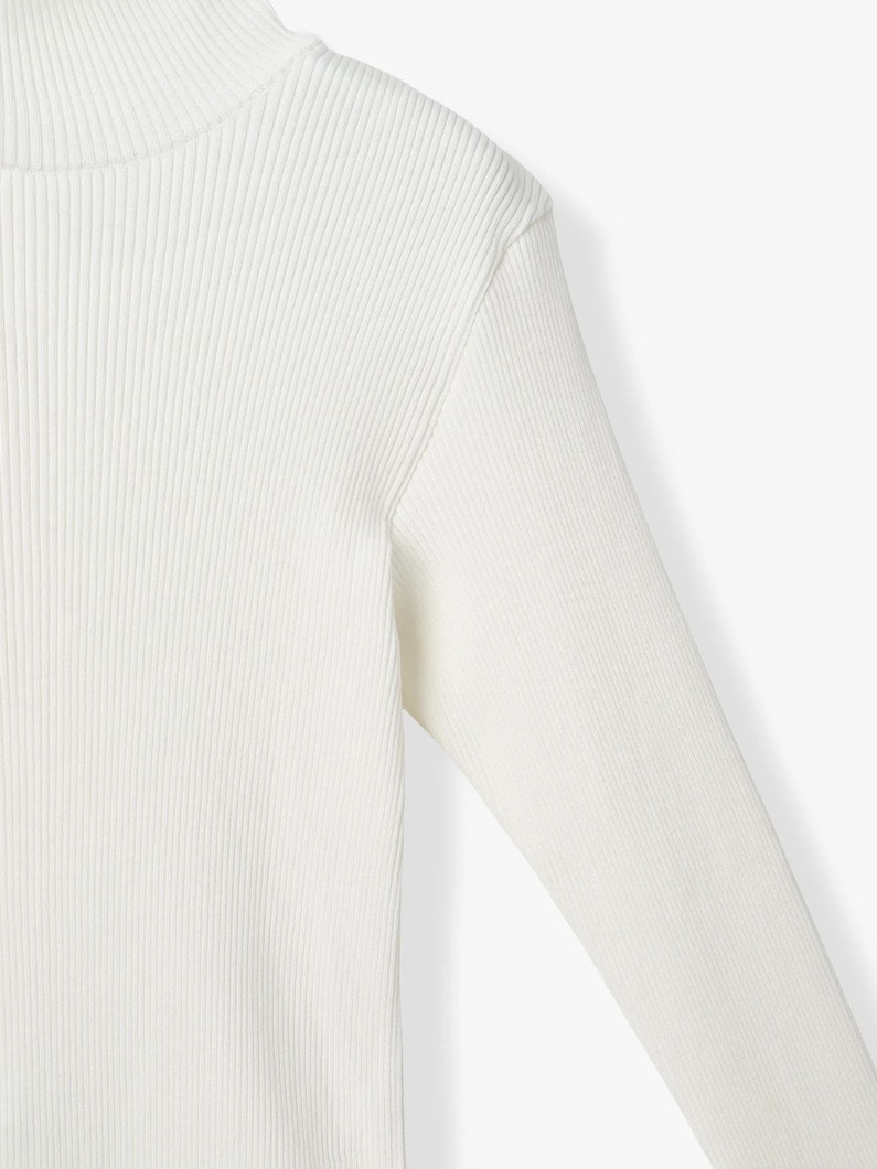 ロンハーマン別注　オーラリー　ギザ　リブ　タートルネック　長袖　チャコールグレー ロンハーマン別注 オーラリー ギザリブタートルネック