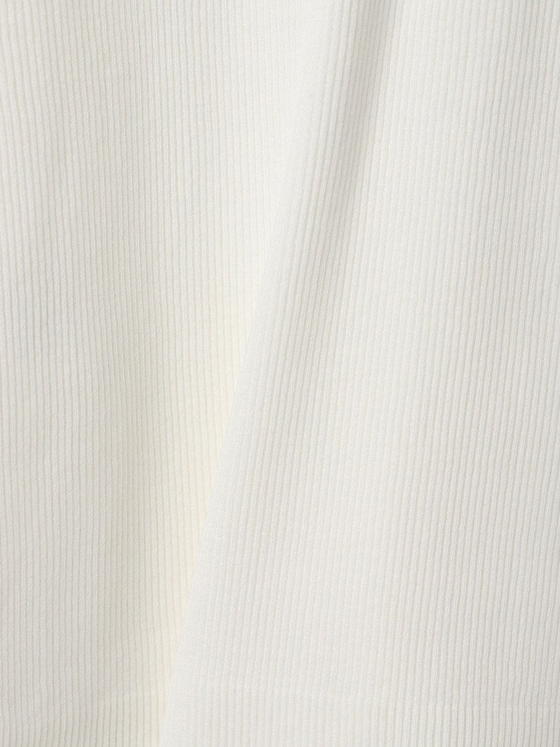 ギザリブ タートルネックトップ（オフホワイト/ブラック） 詳細画像 black 5