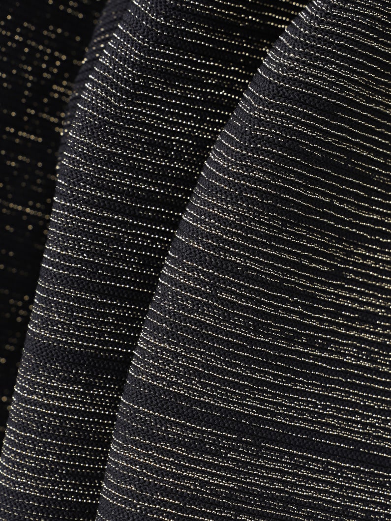 ポッタリー グリッター カーディガン 詳細画像 black 3