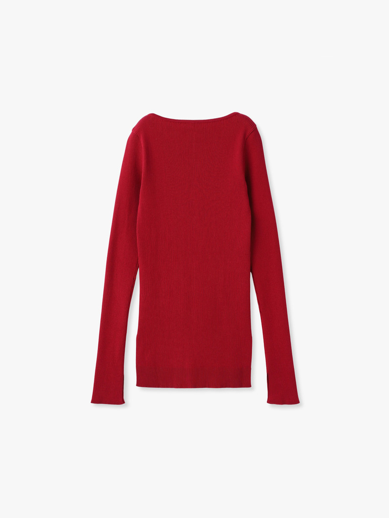 ギザボートネック プルオーバー（レッド/グリーン） 詳細画像 red 1