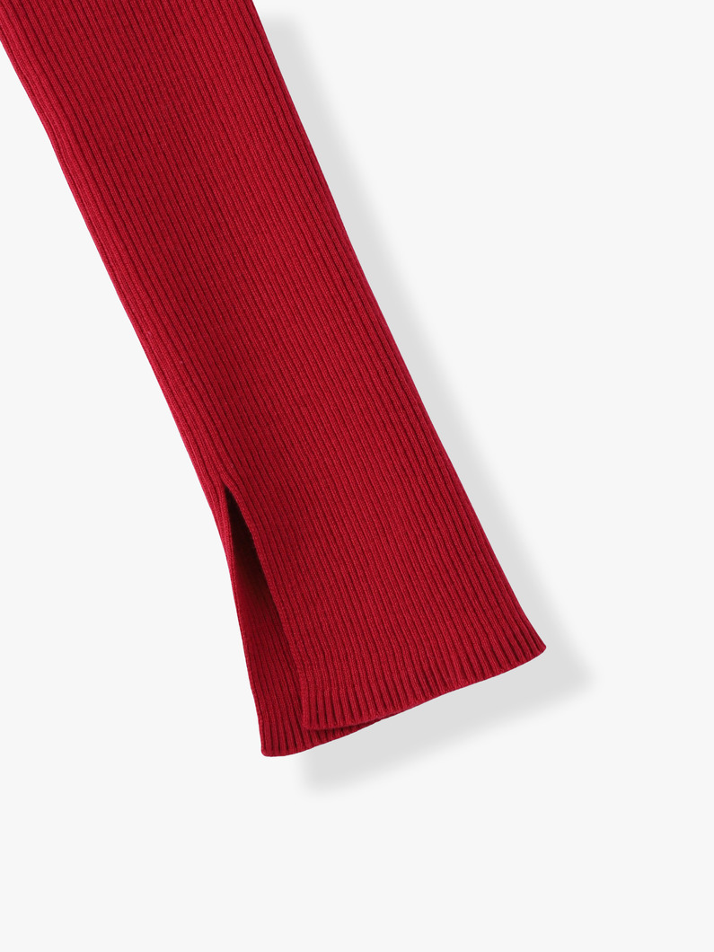 ギザボートネック プルオーバー（レッド/グリーン） 詳細画像 red 3