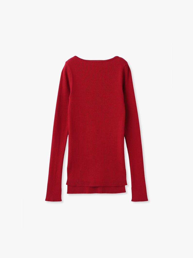 ギザボートネック プルオーバー（レッド/グリーン） 詳細画像 red 3