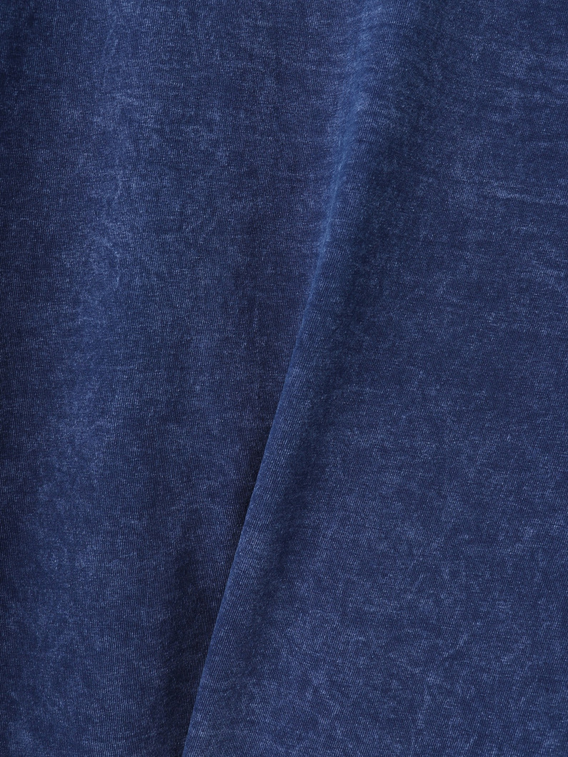 クロップド コットン Vネックプルオーバー 詳細画像 indigo 3