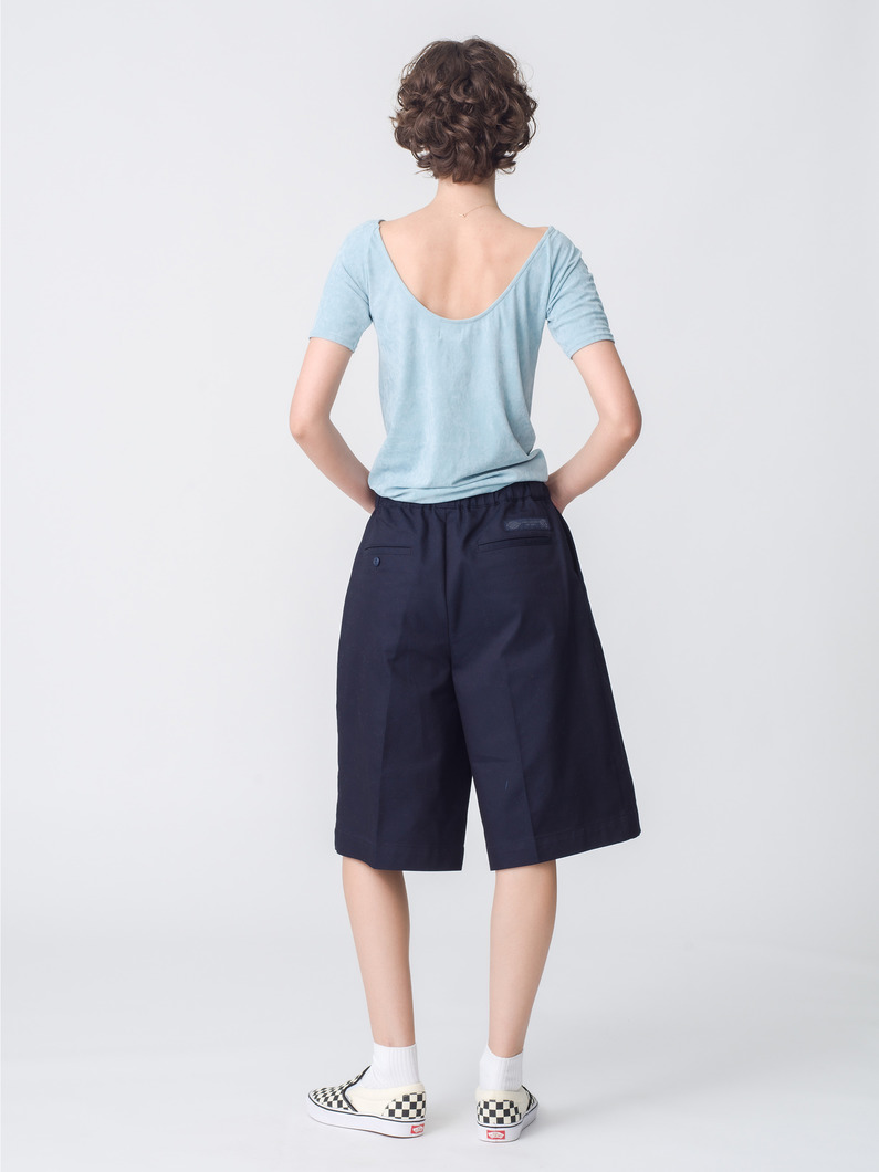 ベロア バックオープン トップ（ブラック/ブルー/ライトパープル） 詳細画像 blue 3