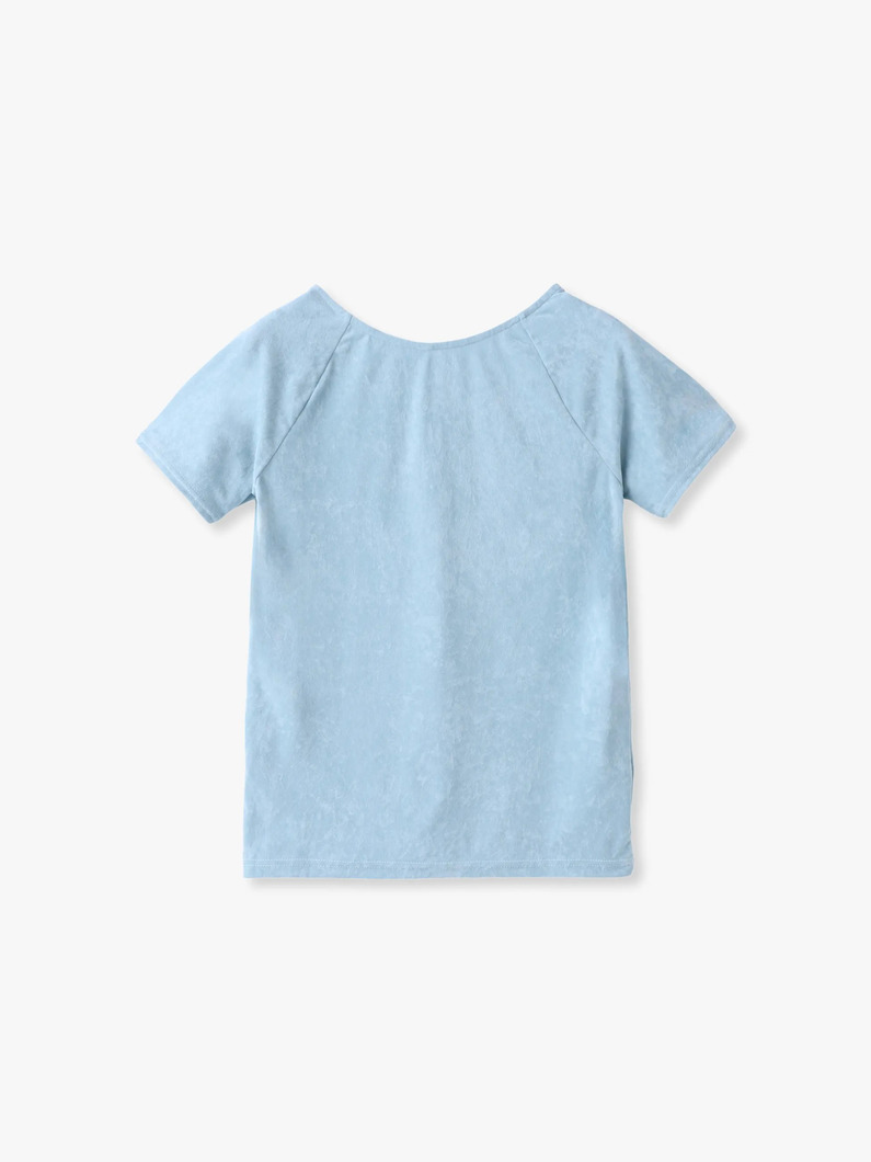 ベロア バックオープン トップ（ブラック/ブルー/ライトパープル） 詳細画像 blue 4