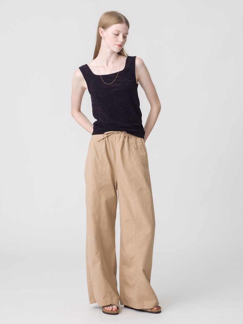 ベロア タンクトップ（ブラック/ブルー/ライトパープル）｜RHC(アール