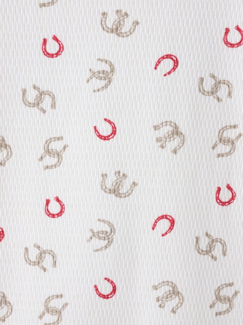 ホースシュー ワッフル プルオーバー 詳細画像 ivory 3