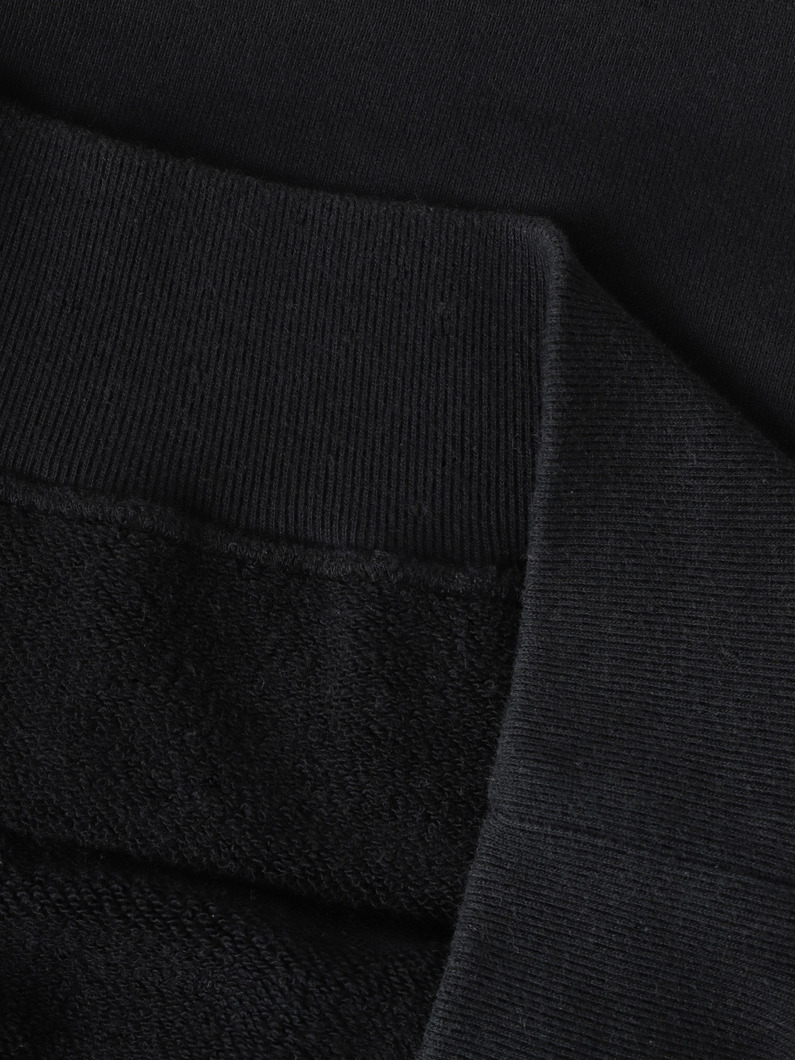 スノーフレーク ハーフジップ スウェットトップ（ブラック） 詳細画像 black 3