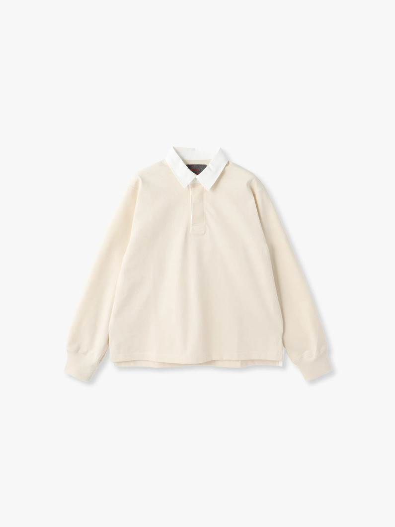 ラガーシャツ（ネイビー/グレー/アイボリー） 詳細画像 ivory 2