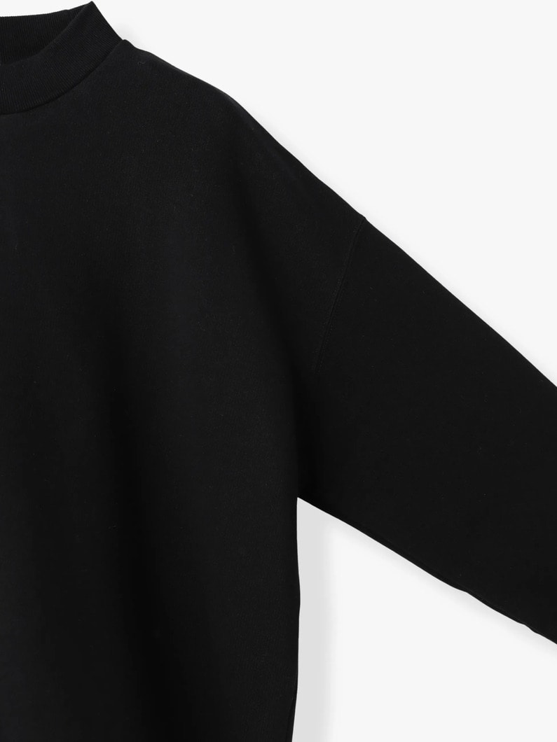 モックネック スウェットプルオーバー 詳細画像 burgundy 2