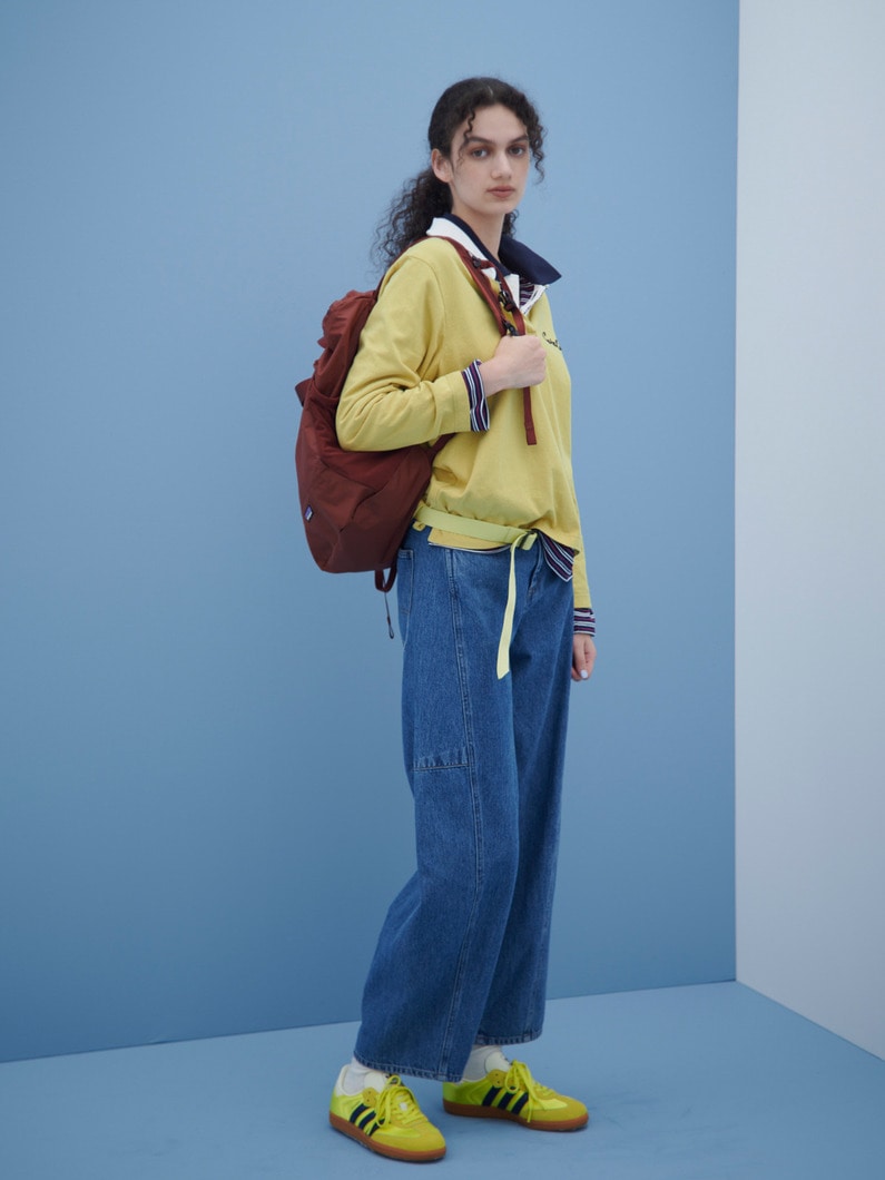 ラガーシャツ（チャコールグレー/イエロー） 詳細画像 yellow 6