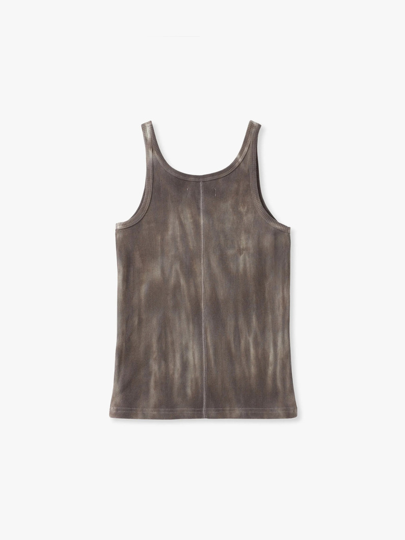 タイダイ カット タンクトップ 詳細画像 khaki 1