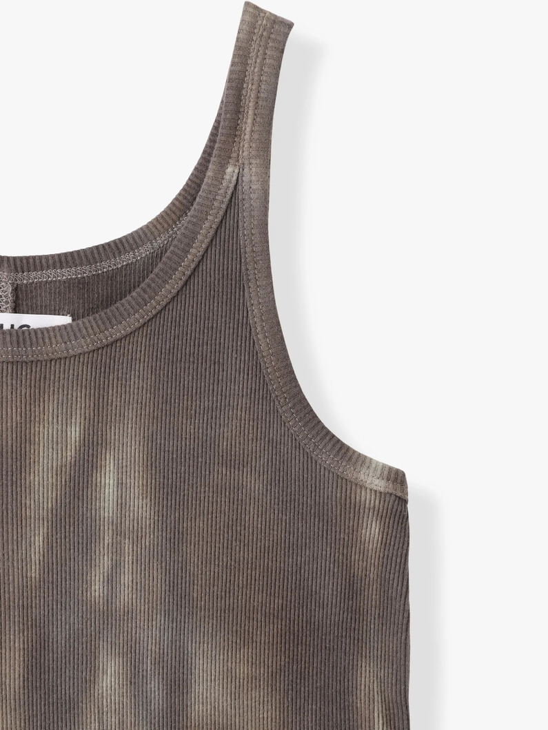タイダイ カット タンクトップ 詳細画像 khaki 2