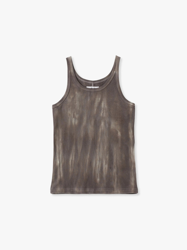 タイダイ カット タンクトップ 詳細画像 khaki 4
