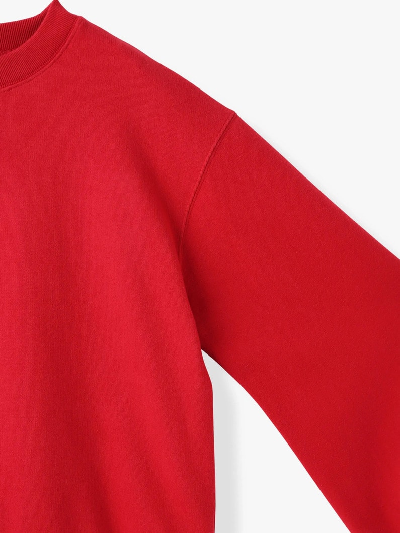 ベアポンチ バルーンスリーブ プルオーバー（チャコールグレー/レッド） 詳細画像 red 2