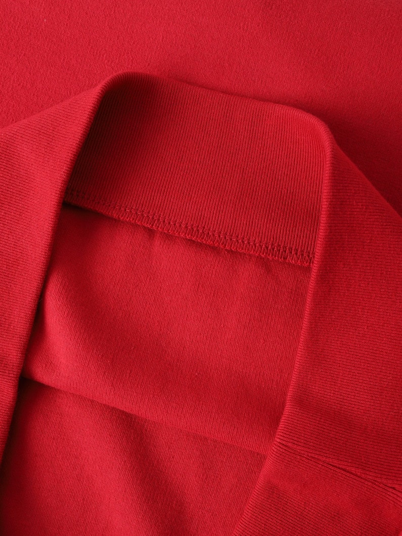 ベアポンチ バルーンスリーブ プルオーバー（チャコールグレー/レッド） 詳細画像 red 3