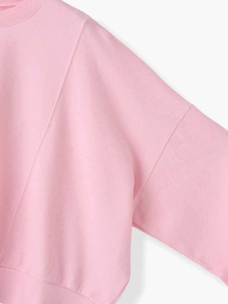 マシュマロ スウェットシャツ（ピンク/ライトブルー/ホワイト） 詳細画像 white 2