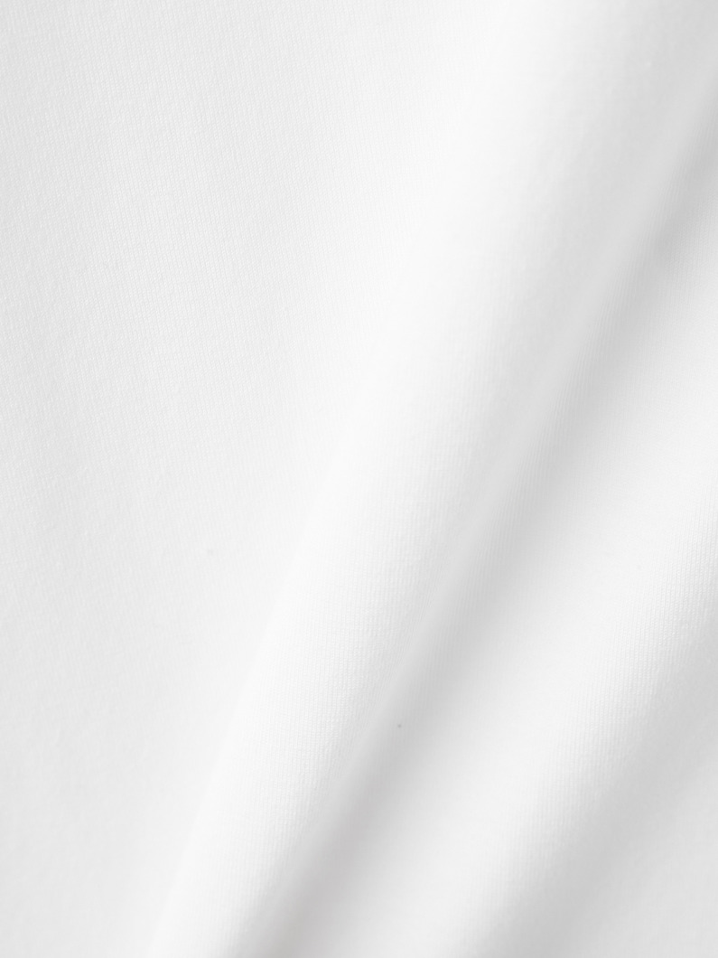 コンビニエント ロングスリーブティー（ホワイト/トップグレー/ブラック） 詳細画像 white 4