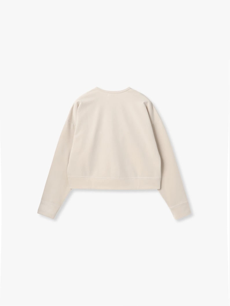 コットンキュプラ スウェットトップ 詳細画像 ivory 1